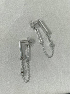 [⭐JeweliWhal]CHAINE CHAOS DIAMOND DROP EARRINGS