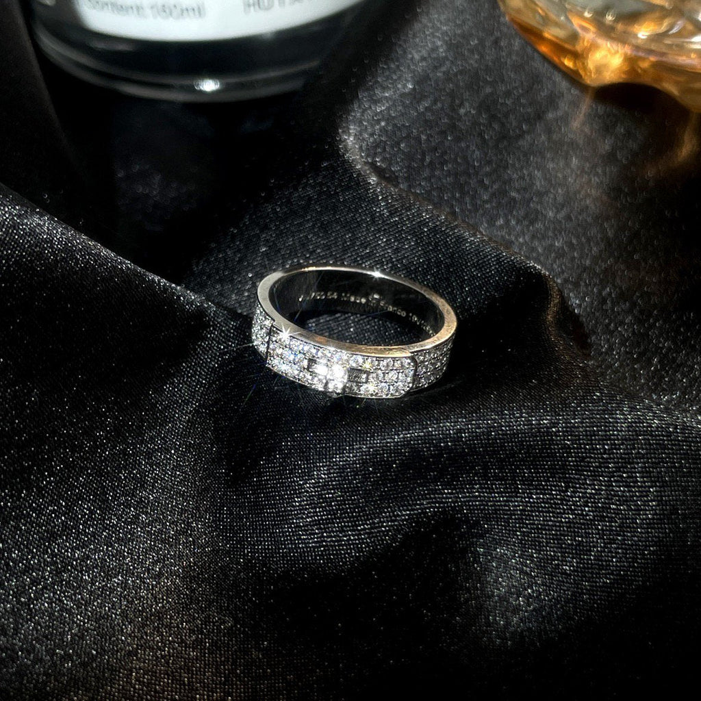 [⭐JeweliWhal]KELLY SILVER DIAMOND RING