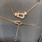[⭐JeweliWhal]FORCE 10 DIAMOND PINK GOLD NECKLACE MINI MODEL