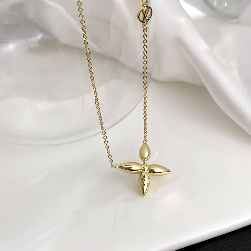[⭐JeweliWhal]ルイセット ゴールドネックレス