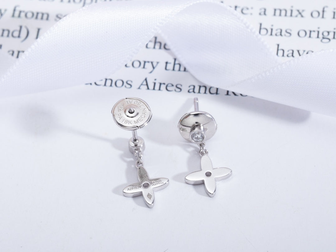 [⭐JeweliWhal]VIDYLLE SILVER DIAMOND MINI DROP EARRINGS