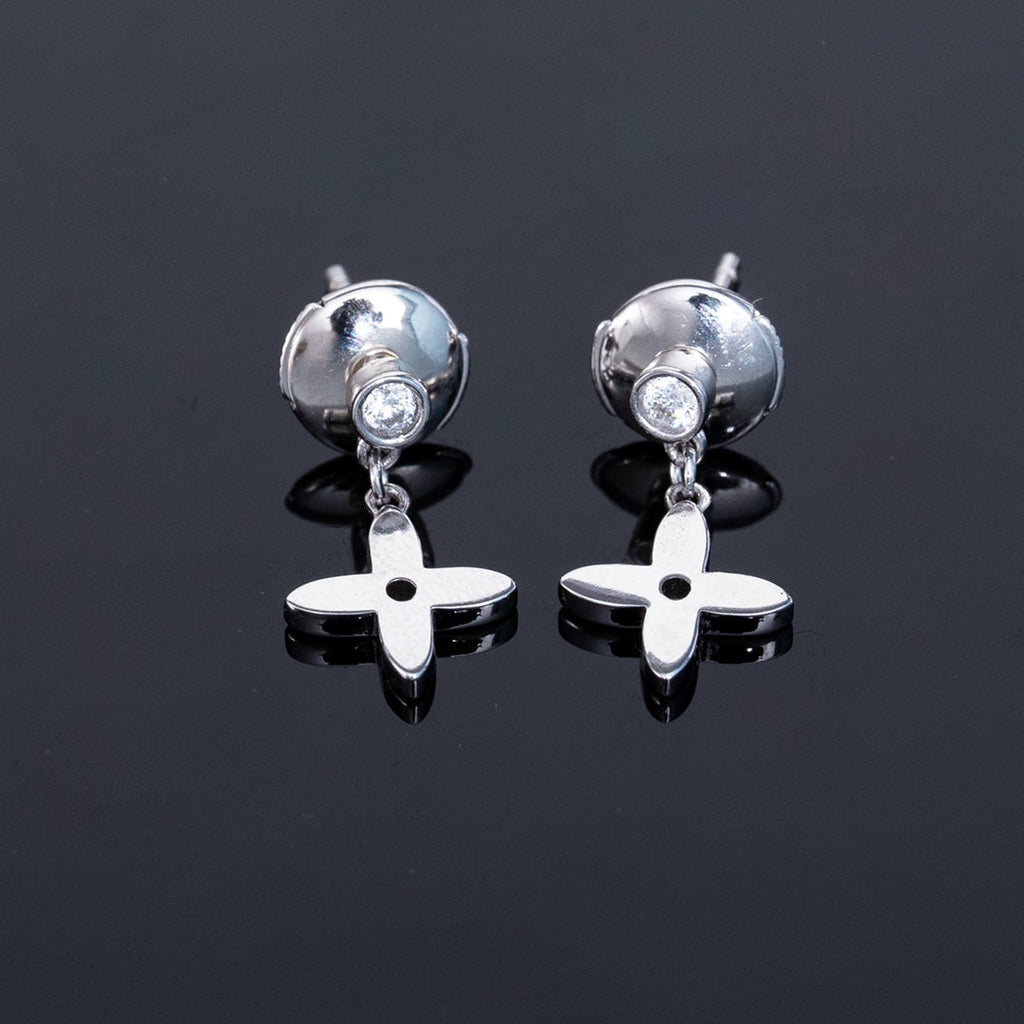 [⭐JeweliWhal]VIDYLLE SILVER DIAMOND MINI DROP EARRINGS