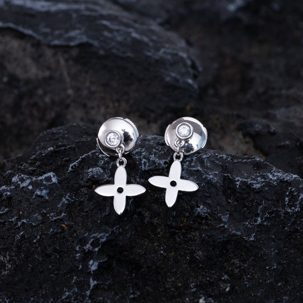 [⭐JeweliWhal]VIDYLLE SILVER DIAMOND MINI DROP EARRINGS