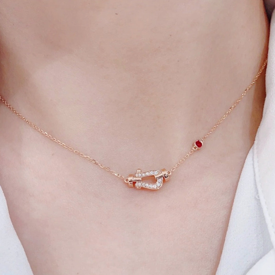 [⭐JeweliWhal]FORCE 10 DIAMOND PINK GOLD NECKLACE