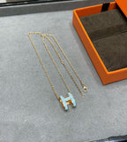[⭐JeweliWhal]POP H SKY BLUE NECKLACE