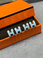 [⭐JeweliWhal]POP H SKY BLUE STUD EARRINGS