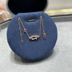 [⭐JeweliWhal]FORCE 10 DIAMOND CHAIN LINK PINK GOLD BRACELET