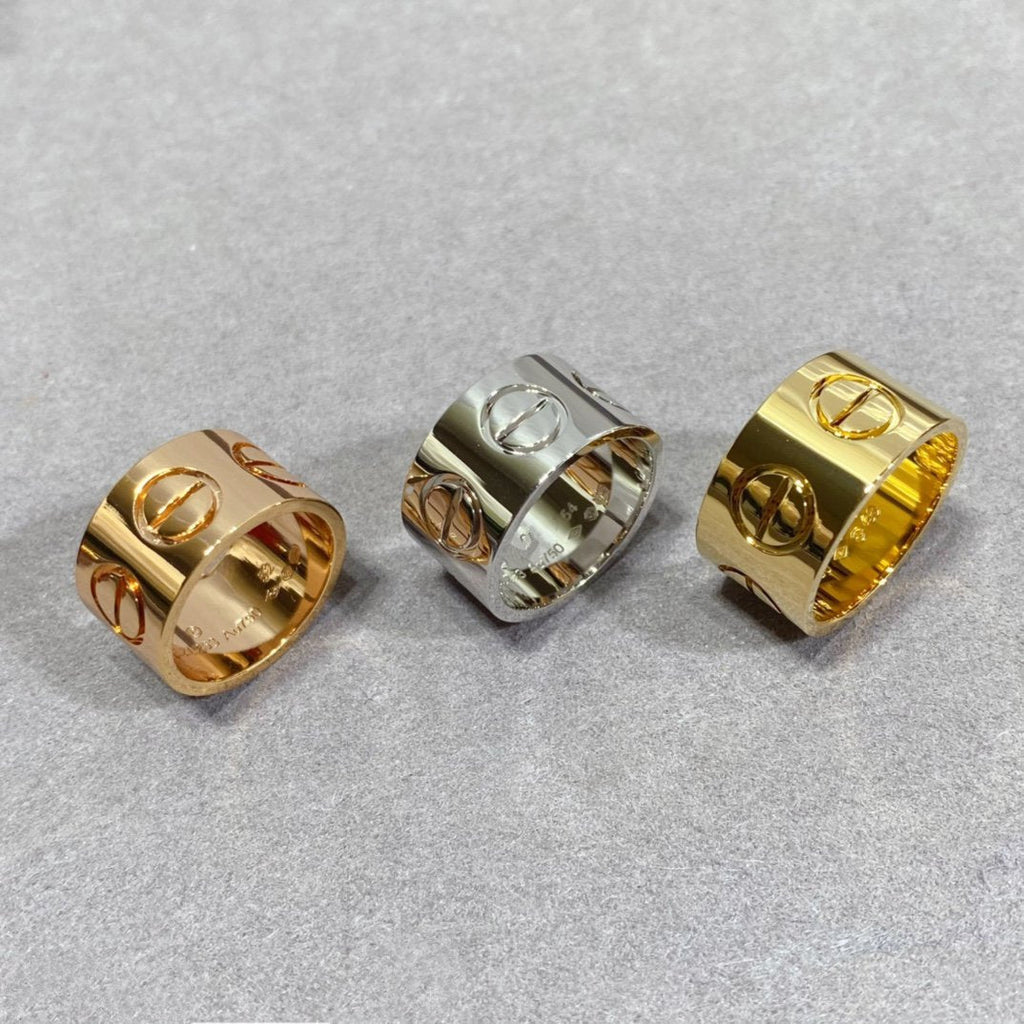 [⭐JeweliWhal]LOVE 11MM LARGE RING