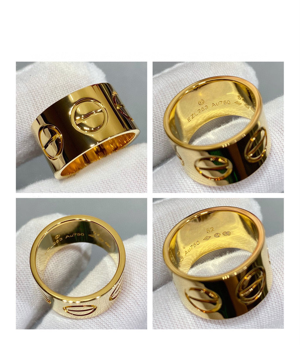 [⭐JeweliWhal]LOVE 11MM LARGE RING