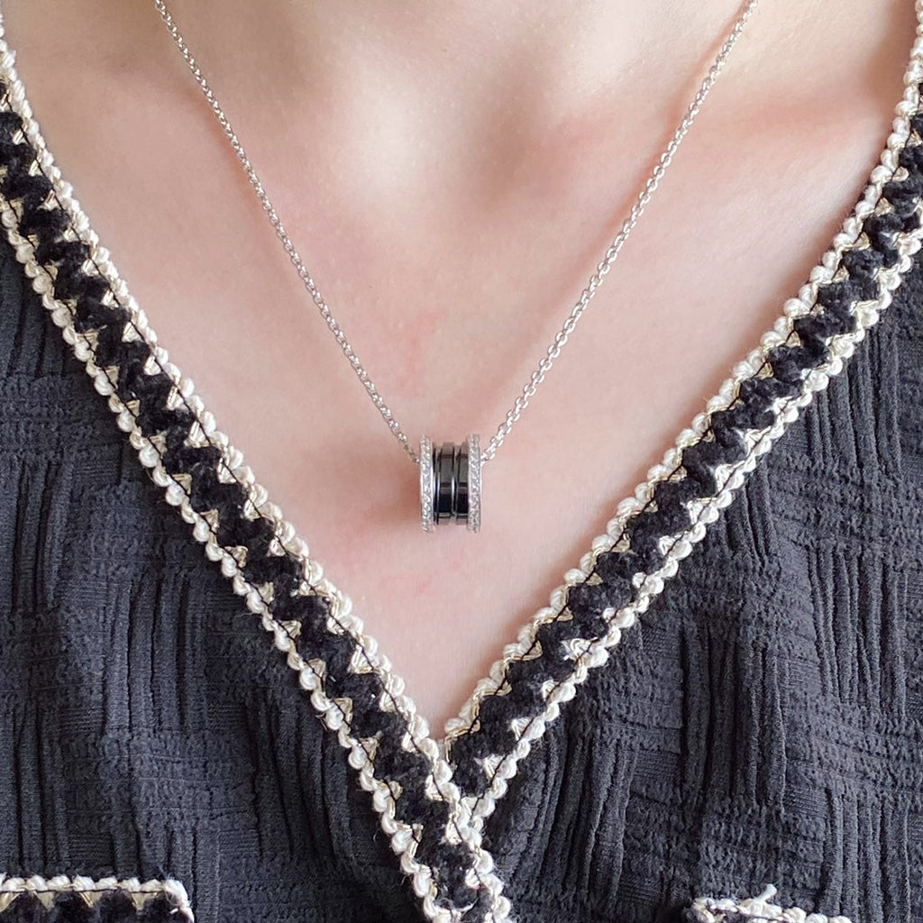[⭐JeweliWhal]ZERO 1 DIAMOND CERAMIC NECKLACE