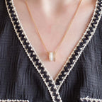 [⭐JeweliWhal]ZERO 1 DIAMOND CERAMIC NECKLACE