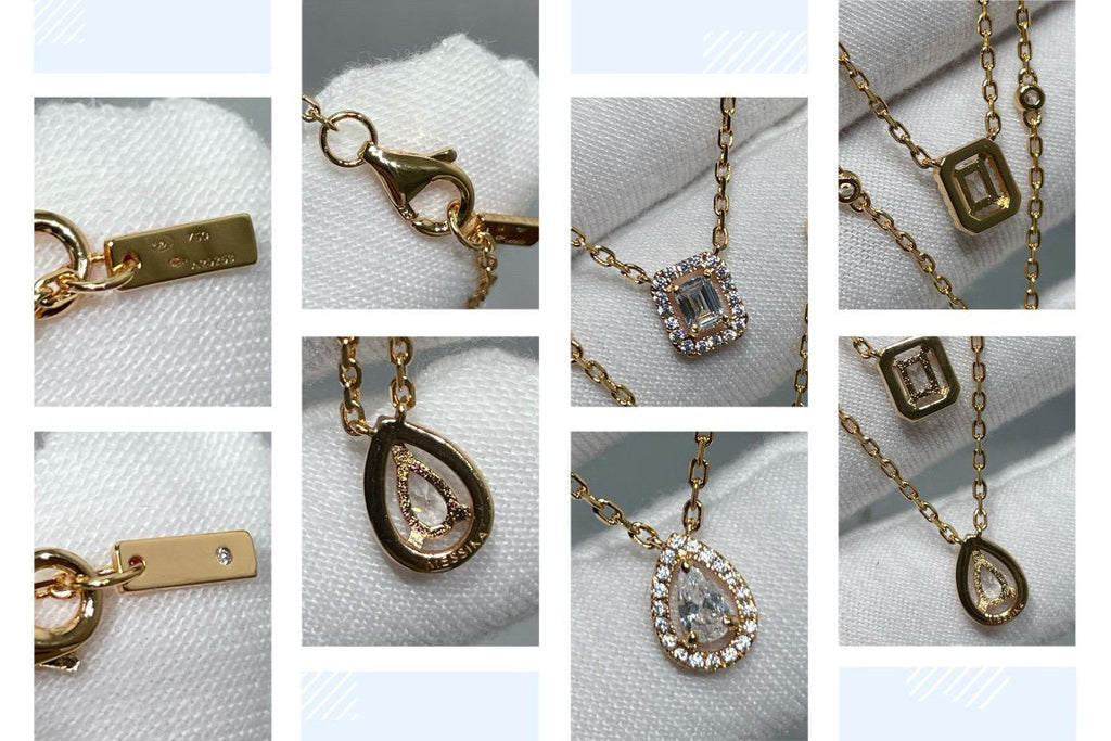 [⭐JeweliWhal]MY TWIN 2 ROW DIAMOND NECKLACE