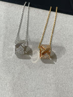 [⭐JeweliWhal]LIENS EVIDENCE DIAMOND PAVED NECKLACE