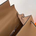 HM ケリー 25cm ベージュ エプソムレザー シルバー金具