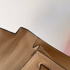 HM ケリー 25cm ベージュ エプソムレザー ゴールド金具