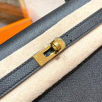 HM ケリー 25cm ブラック エプソムレザー ゴールド金具