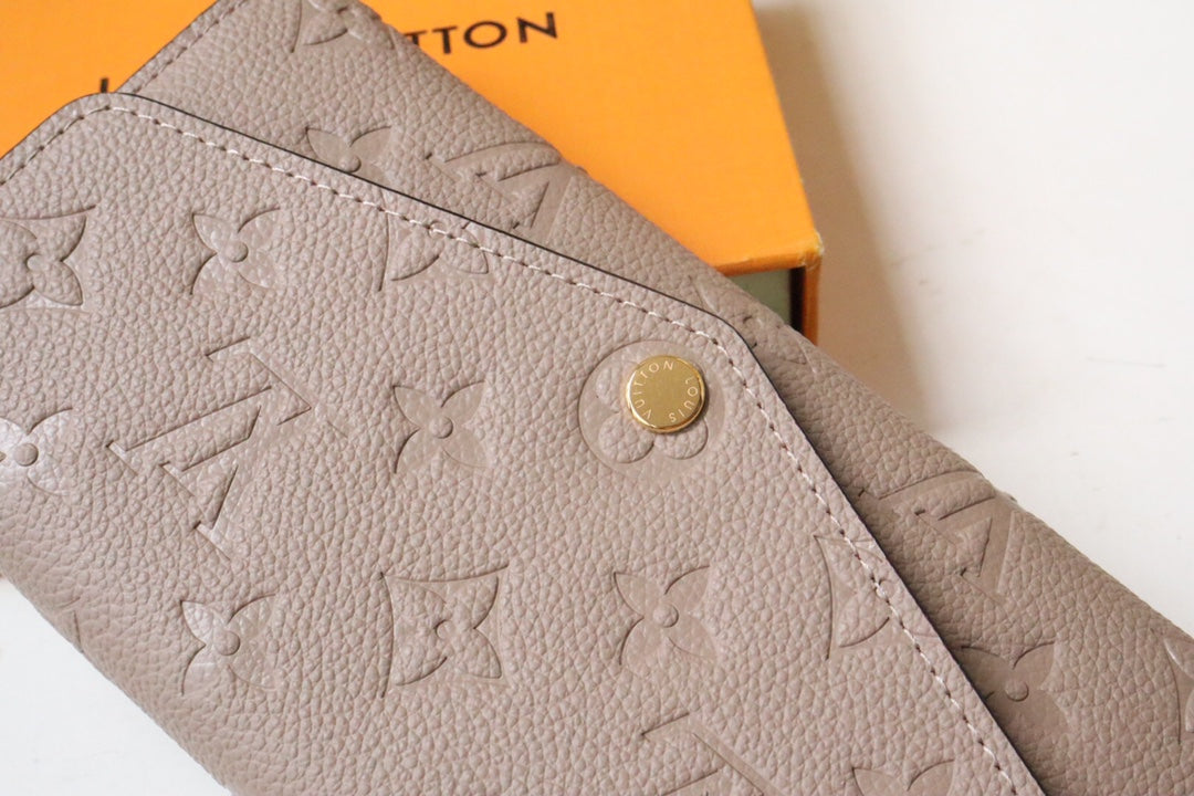 サラ ウォレット ベージュ モノグラム アンプラント 19CM