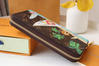 VIVIENNE ZIPPY WALLET 9.5 MONOGRAM CANVAS
