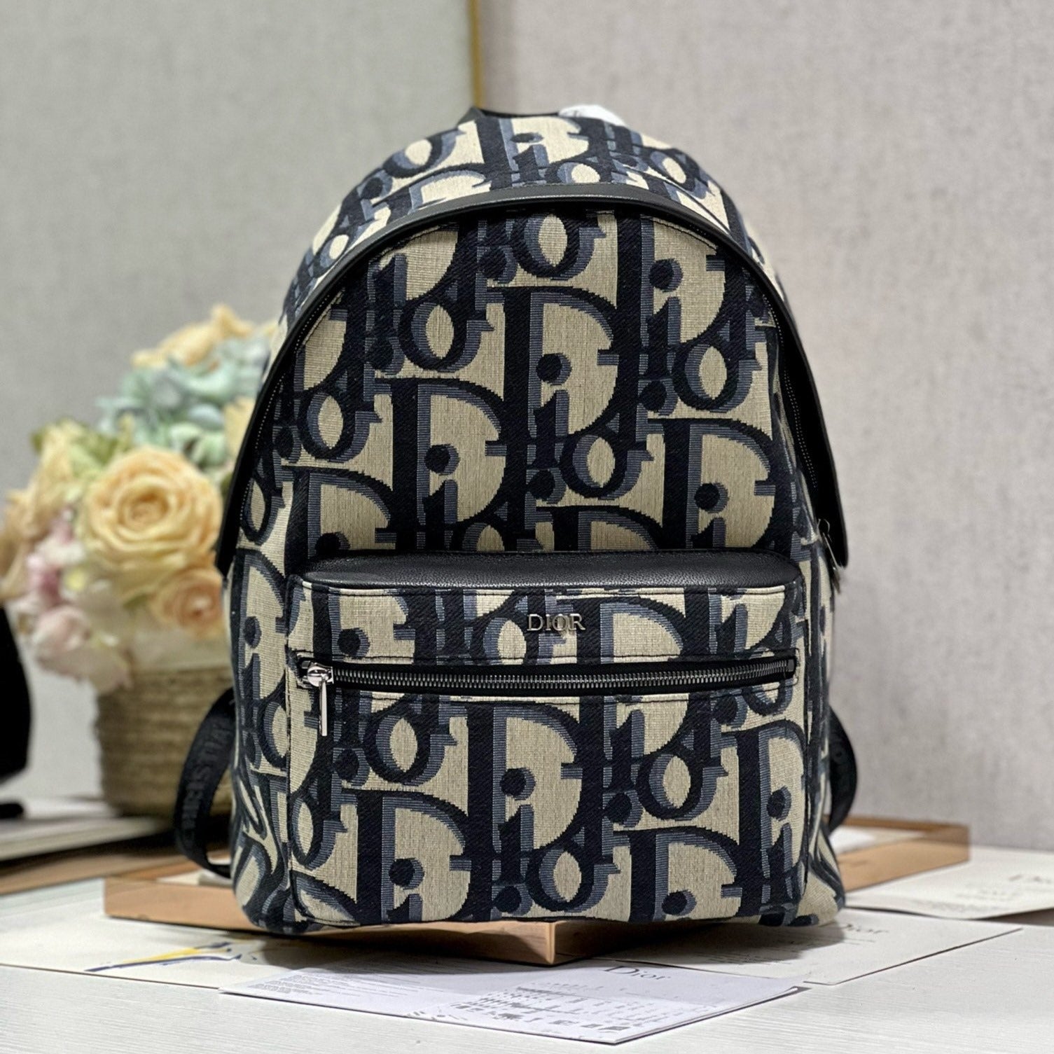 ライダーバックパック ホワイト オブリーク ジャカード