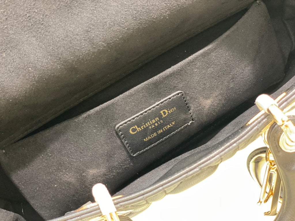 ミディアム レディ D-JOY 26 ブラック ラムスキン