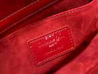 MEDIUM LADY D-JOY 26 RED PATENT CALFSKIN