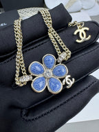 [⭐JeweliWhal]VOLTE New Blue Floral Double-Layer Bracelet