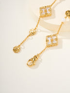 [⭐JeweliWhal]B.C.L ENAMELED Three-Flower Bracelet（Trumpet)