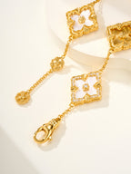 [⭐JeweliWhal]B.C.L ENAMELED Five-Flower Bracelet（Various Colors) BIG SIZE