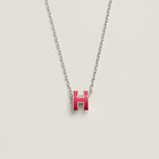 [⭐JeweliWhal]H NECKLACE PINK