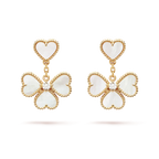 [⭐JeweliWhal]CLOVER SWEET WHITE MOP EARRINGS