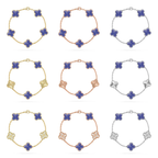 [⭐JeweliWhal]CLOVER 5 MOTIF BLUE VEINS BRACELET COLLECTION