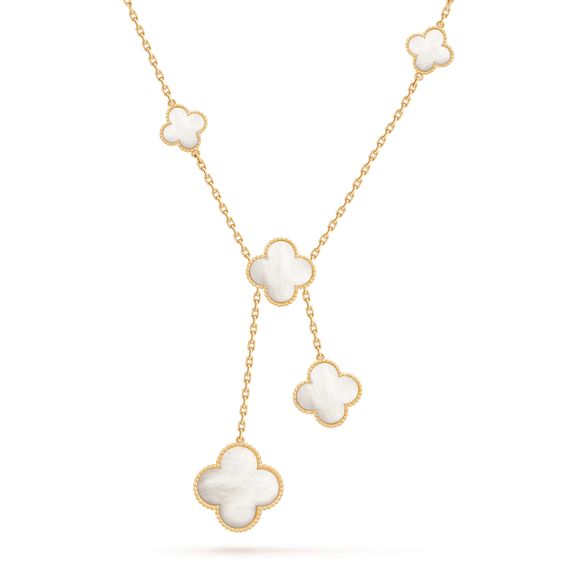 [⭐JeweliWhal]CLOVER MOTHER OF PEARL NECKLACE 6 MOTIF