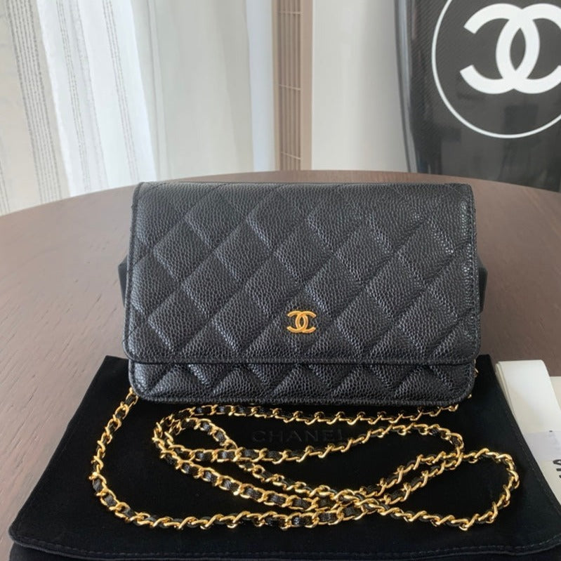 WOC 19cm ブラックキャビア ゴールドハードウェア