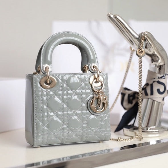 レディ 17 グレー カナージュ柄