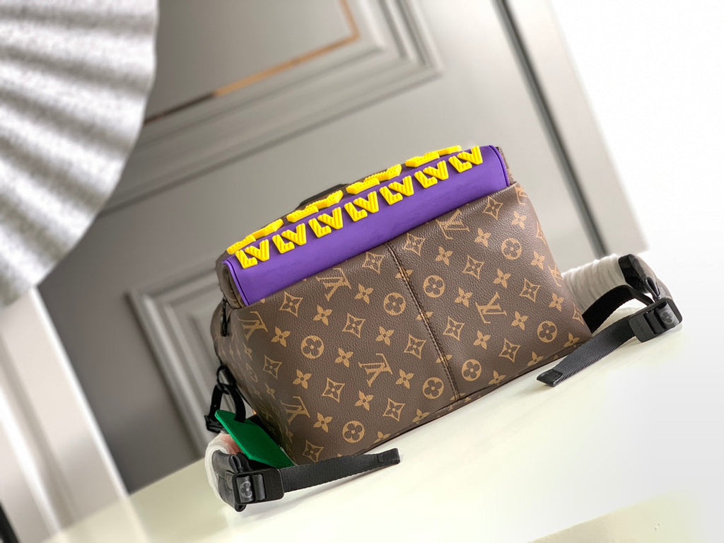 ディスカバリーバックパック 40インチ ブラウン モノグラムキャンバス ラバーロゴ