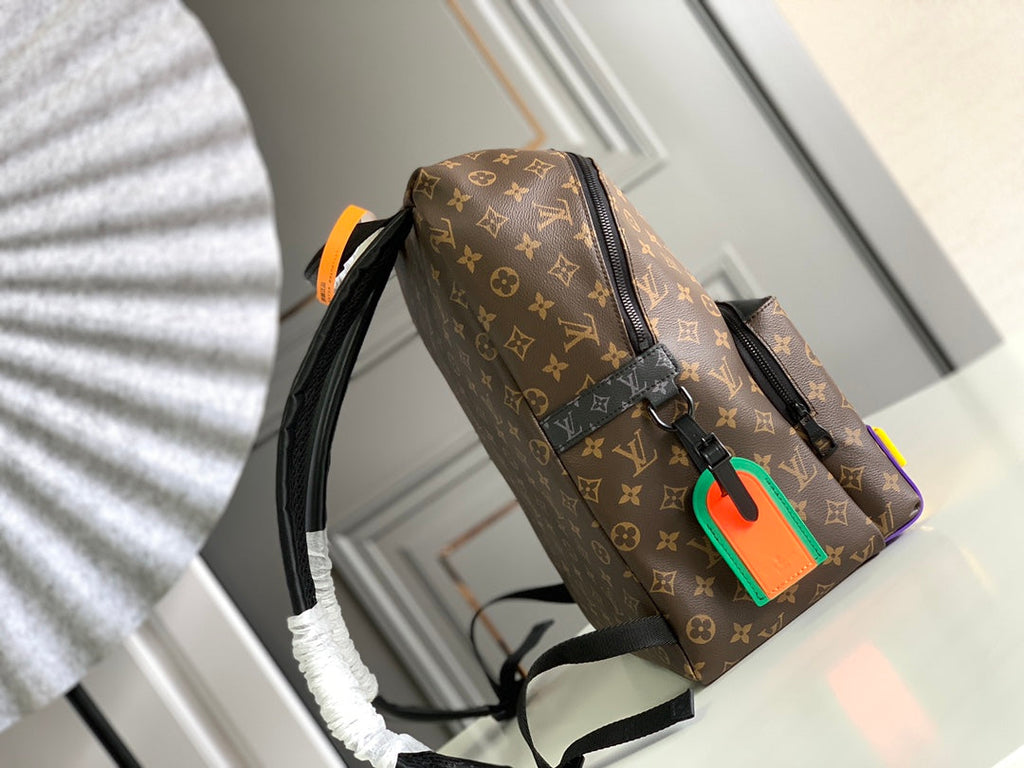 ディスカバリーバックパック 40インチ ブラウン モノグラムキャンバス ラバーロゴ