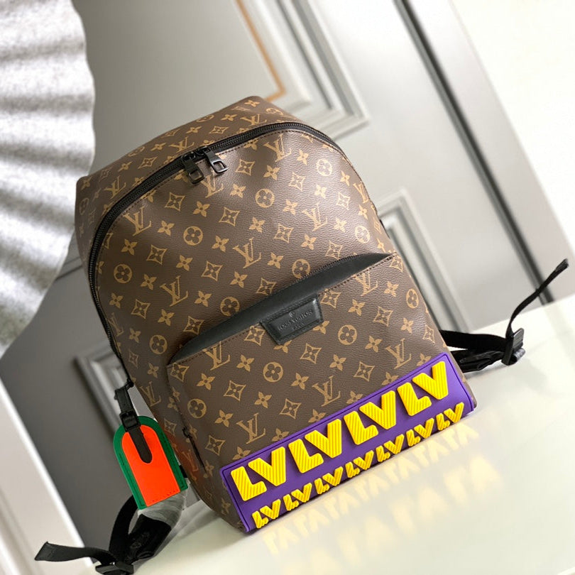 ディスカバリーバックパック 40インチ ブラウン モノグラムキャンバス ラバーロゴ