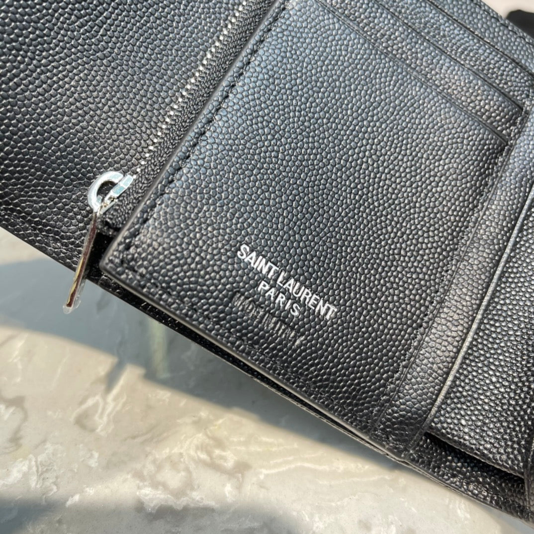 モノグラム 12 フルブラックカーフスキンカードホルダー