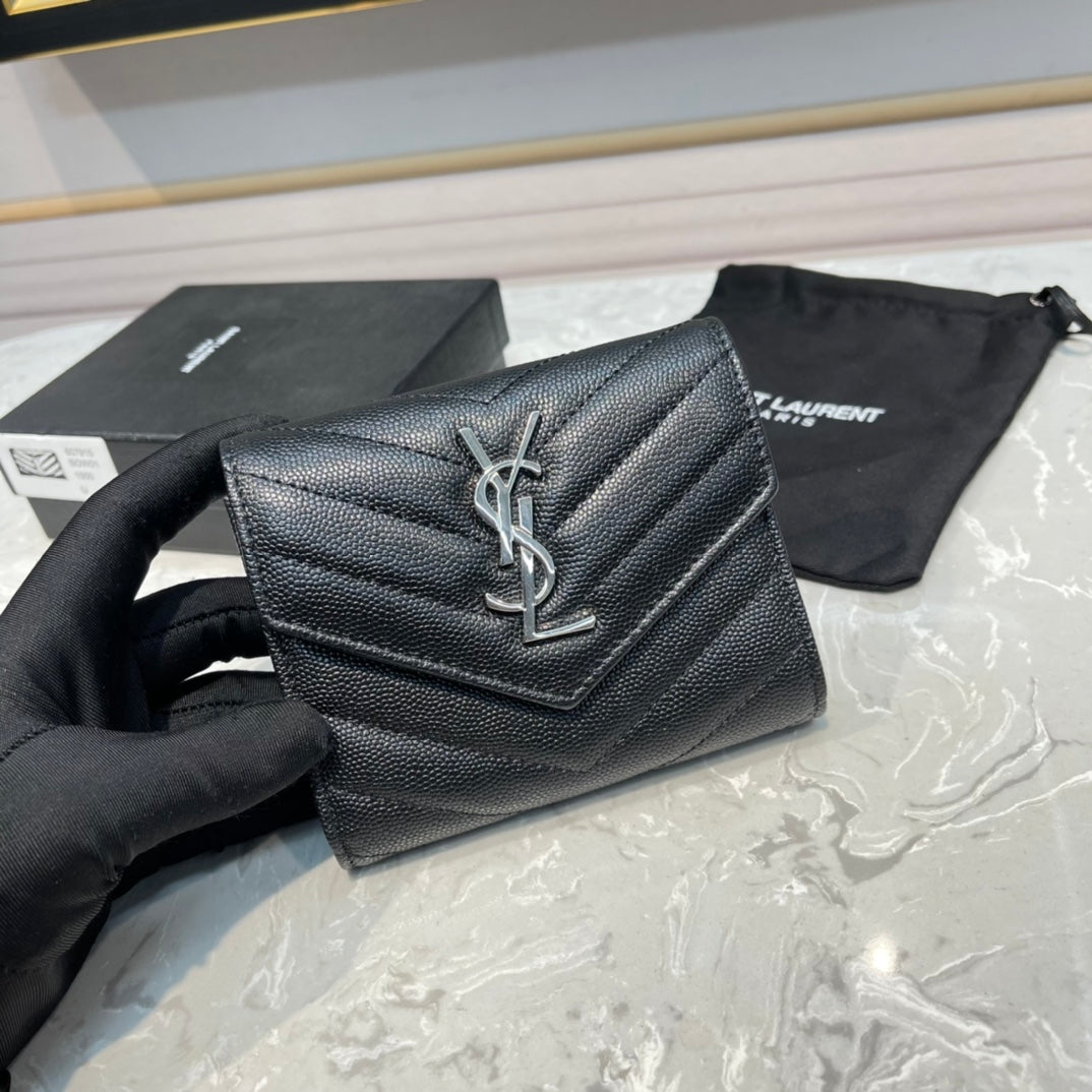 モノグラム 12 フルブラックカーフスキンカードホルダー