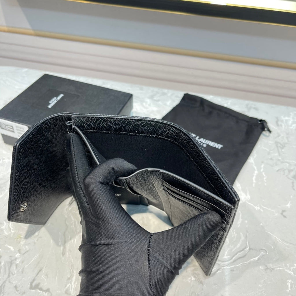 モノグラム 12 フルブラックカーフスキンカードホルダー