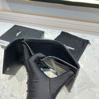 モノグラム 12 フルブラックカーフスキンカードホルダー