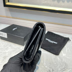 モノグラム 12 フルブラックカーフスキンカードホルダー