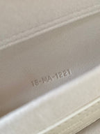 ミディアム D-JOY バッグ 26 ホワイトカーフスキン