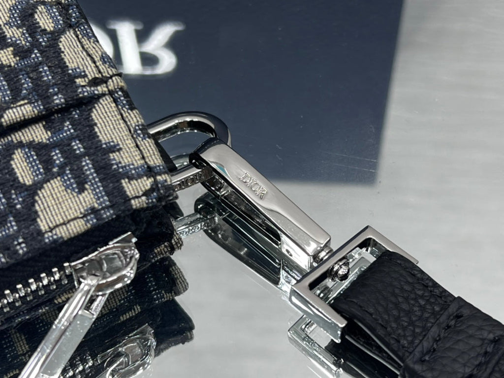 サドル 28 バッグ（ブルー オブリーク ジャカード）