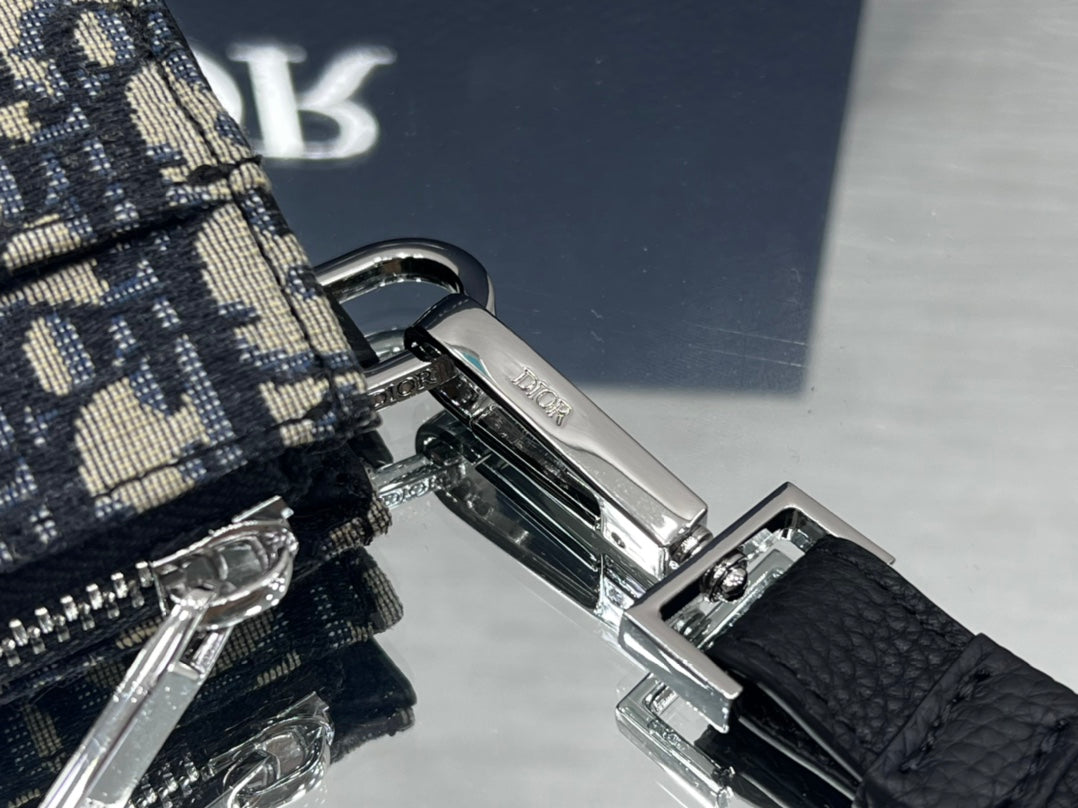 サドル 28 バッグ（ブルー オブリーク ジャカード）