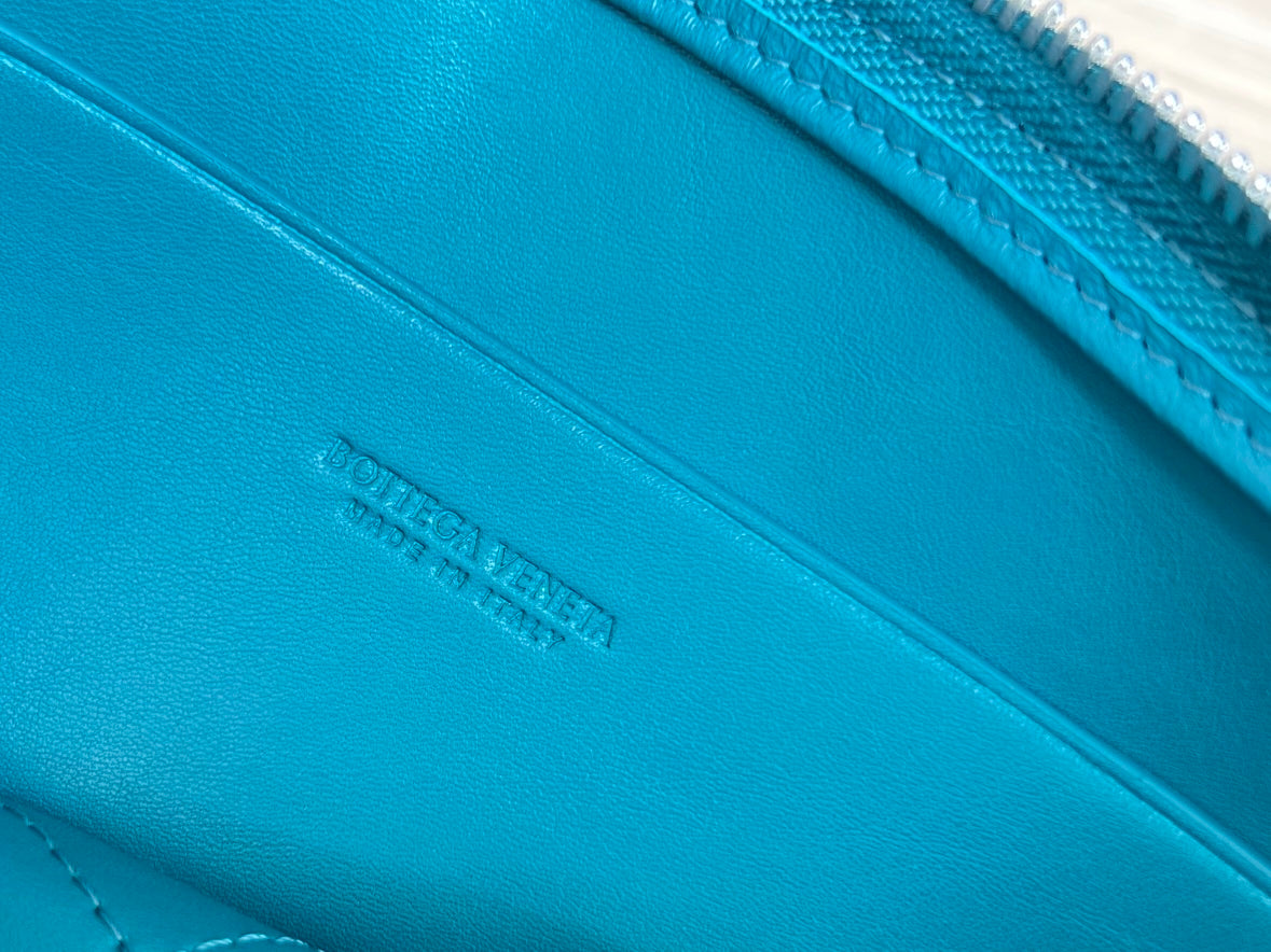 ラージカセットポーチ 35インチ ラグーンブルー カーフスキン