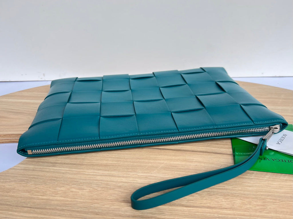 ラージカセットポーチ 35インチ ラグーンブルー カーフスキン