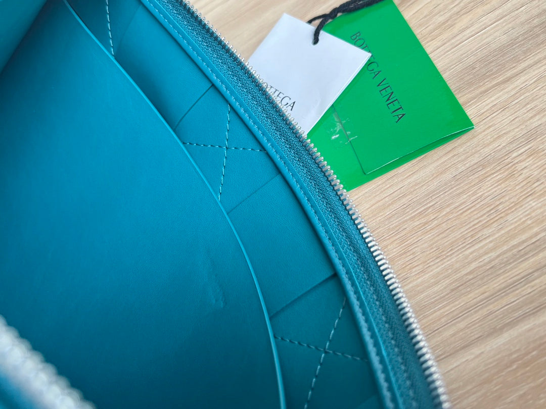 ラージカセットポーチ 35インチ ラグーンブルー カーフスキン