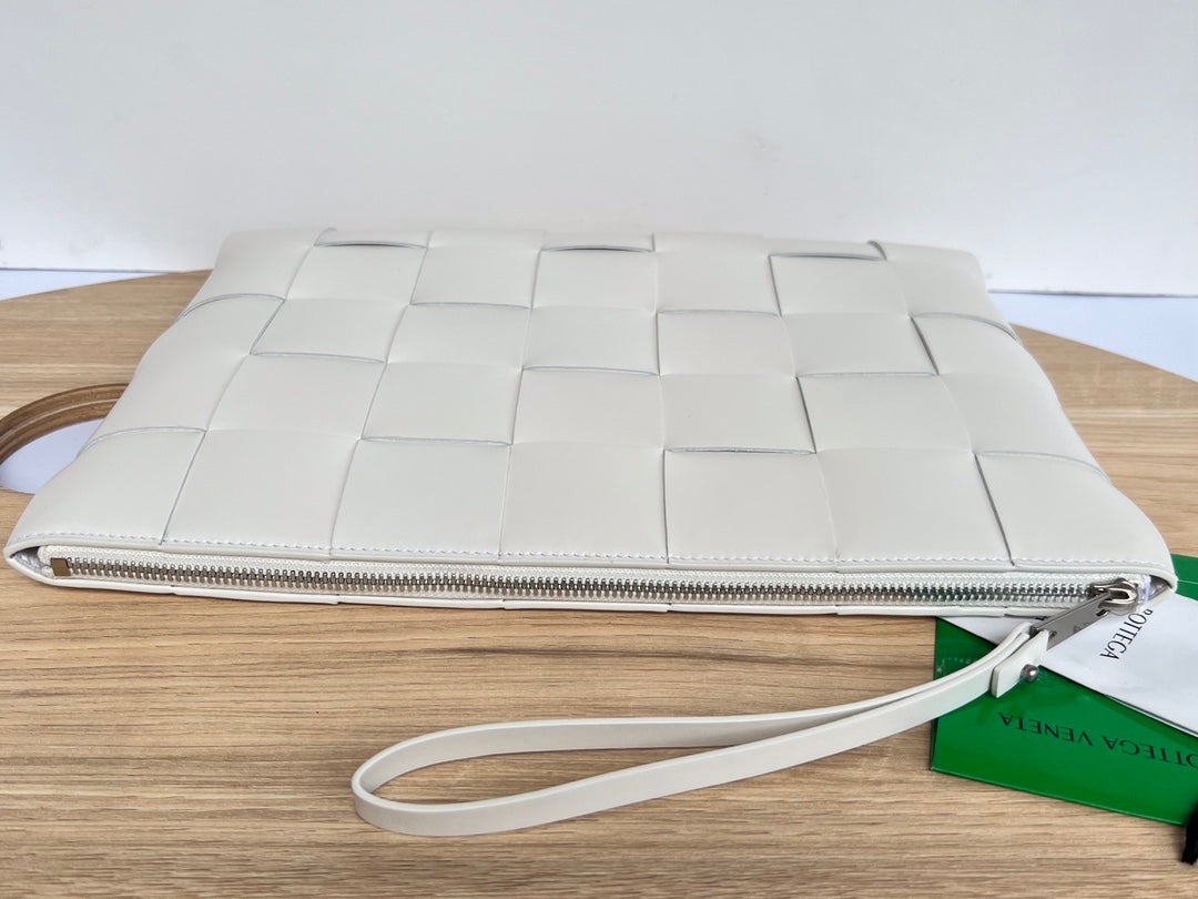 ラージカセットポーチ 35インチ ホワイトカーフスキン