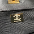 トートバッグ 44インチ ブラックナイロン ゴールド金具